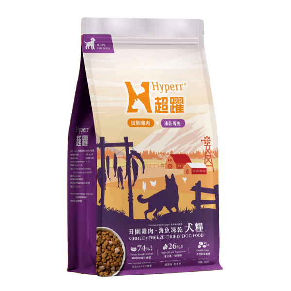 犬用｜鮮肉糧佐凍乾－雞肉+海魚